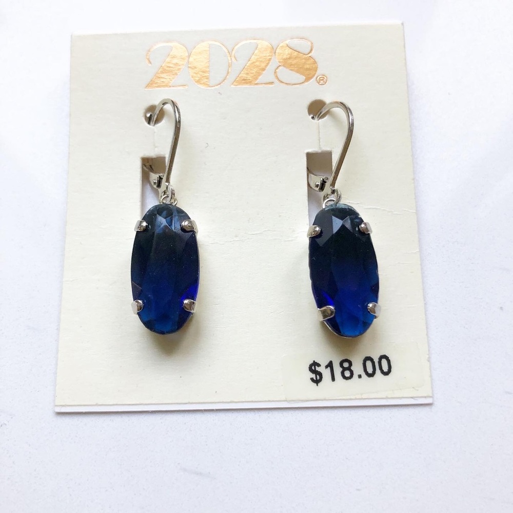 2028 blue earrings